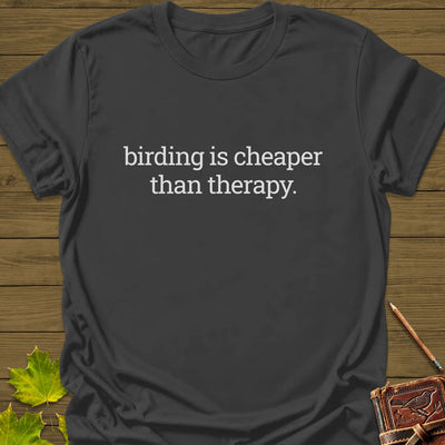 Birding Therapy T-Shirt - Bird Graphic Tee - Gift for Bird Lovers - Unisex