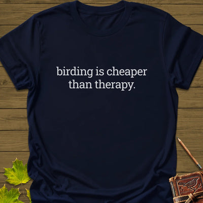 Birding Therapy T-Shirt - Bird Graphic Tee - Gift for Bird Lovers - Unisex