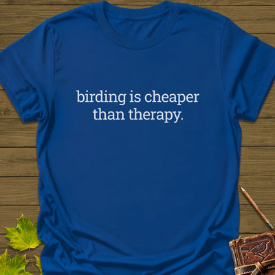 Birding Therapy T-Shirt - Bird Graphic Tee - Gift for Bird Lovers - Unisex