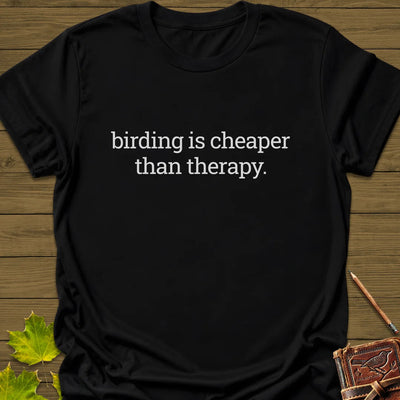 Birding Therapy T-Shirt - Bird Graphic Tee - Gift for Bird Lovers - Unisex
