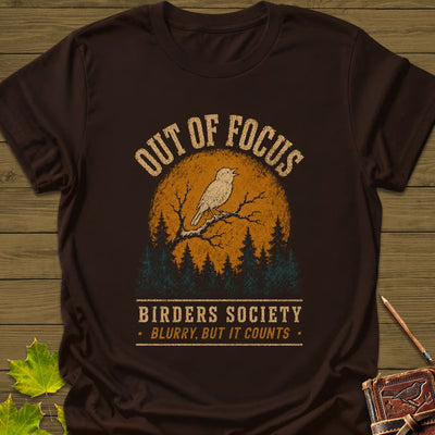 Blurry Focus T-Shirt - Bird Graphic Tee - Gift for Bird Lovers - Unisex
