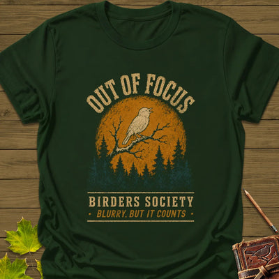 Blurry Focus T-Shirt - Bird Graphic Tee - Gift for Bird Lovers - Unisex