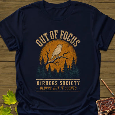 Blurry Focus T-Shirt - Bird Graphic Tee - Gift for Bird Lovers - Unisex