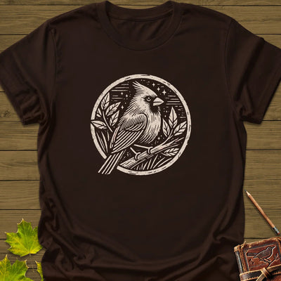 Celestial Cardinal T-Shirt - Bird Graphic Tee - Gift for Bird Lovers - Unisex