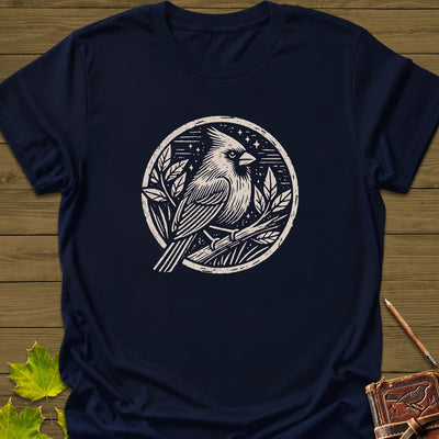 Celestial Cardinal T-Shirt - Bird Graphic Tee - Gift for Bird Lovers - Unisex