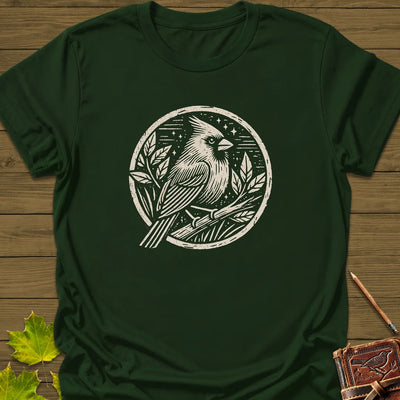 Celestial Cardinal T-Shirt - Bird Graphic Tee - Gift for Bird Lovers - Unisex