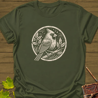 Celestial Cardinal T-Shirt - Bird Graphic Tee - Gift for Bird Lovers - Unisex