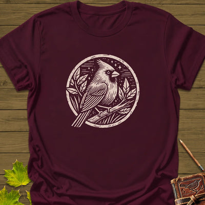 Celestial Cardinal T-Shirt - Bird Graphic Tee - Gift for Bird Lovers - Unisex