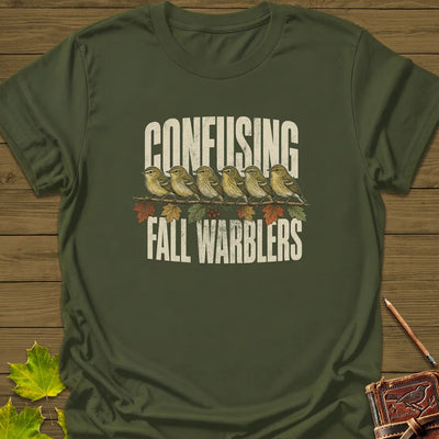 Confusing Fall Warblers T-Shirt - Bird Graphic Tee - Gift for Bird Lovers - Unisex