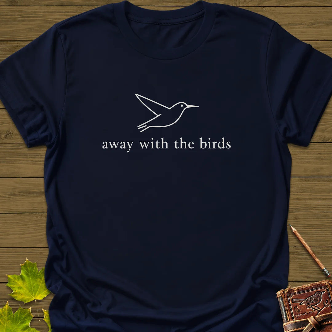 Flight Escape T-Shirt - Bird Graphic Tee - Gift for Bird Lovers - Unisex
