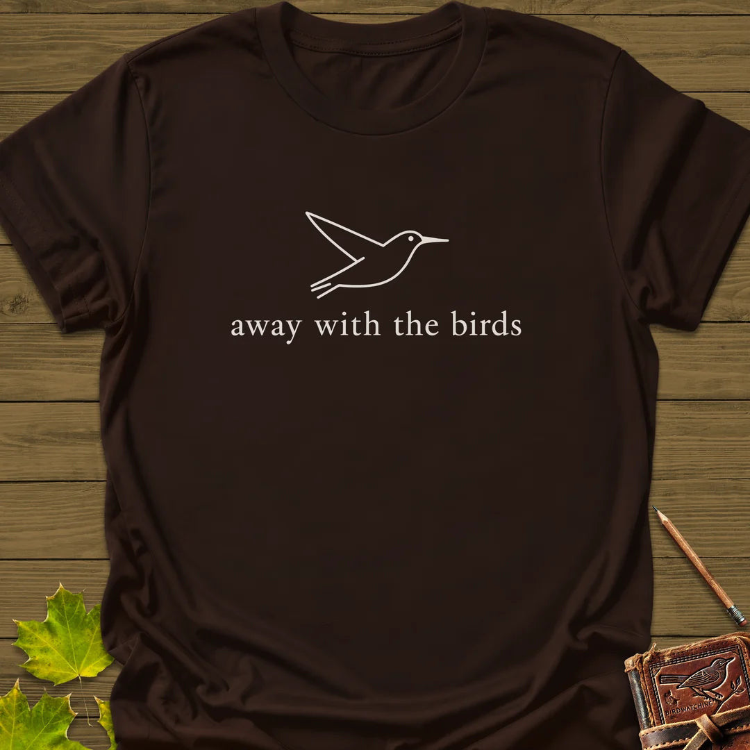 Flight Escape T-Shirt - Bird Graphic Tee - Gift for Bird Lovers - Unisex