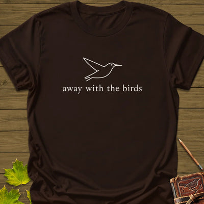 Flight Escape T-Shirt - Bird Graphic Tee - Gift for Bird Lovers - Unisex