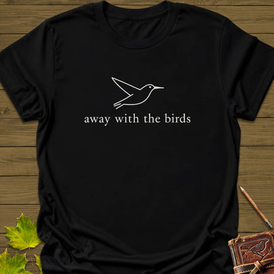 Flight Escape T-Shirt - Bird Graphic Tee - Gift for Bird Lovers - Unisex