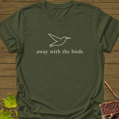 Flight Escape T-Shirt - Bird Graphic Tee - Gift for Bird Lovers - Unisex