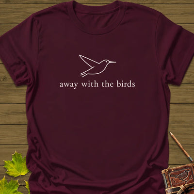 Flight Escape T-Shirt - Bird Graphic Tee - Gift for Bird Lovers - Unisex