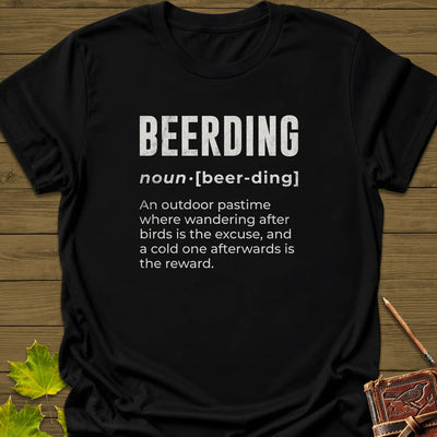 Beerding Definition T-Shirt - Bird Graphic Tee - Gift for Bird Lovers - Unisex