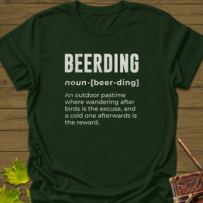 Beerding Definition T-Shirt - Bird Graphic Tee - Gift for Bird Lovers - Unisex