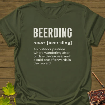 Beerding Definition T-Shirt - Bird Graphic Tee - Gift for Bird Lovers - Unisex