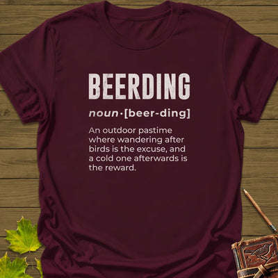 Beerding Definition T-Shirt - Bird Graphic Tee - Gift for Bird Lovers - Unisex