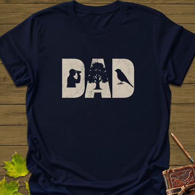 DAD Birder T-Shirt - Bird Graphic Tee - Gift for Bird Lovers - Unisex