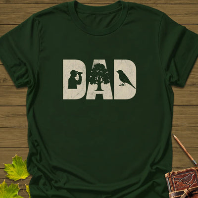 DAD Birder T-Shirt - Bird Graphic Tee - Gift for Bird Lovers - Unisex