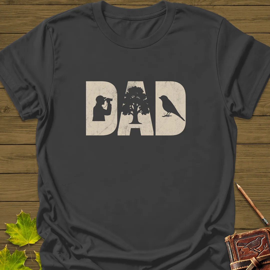 DAD Birder T-Shirt - Bird Graphic Tee - Gift for Bird Lovers - Unisex