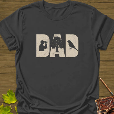 DAD Birder T-Shirt - Bird Graphic Tee - Gift for Bird Lovers - Unisex