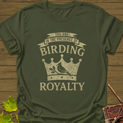 Birding Royalty T-Shirt - Bird Graphic Tee - Gift for Bird Lovers - Unisex
