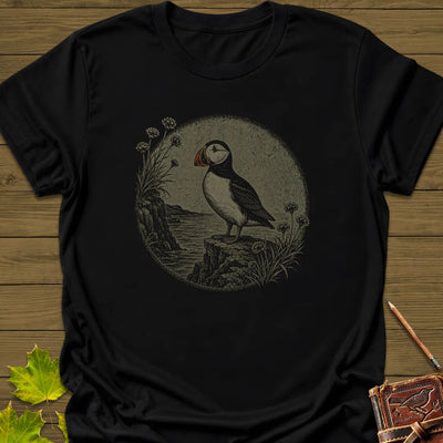 Cliff Puffin T-Shirt - Bird Graphic Tee - Gift for Bird Lovers - Unisex