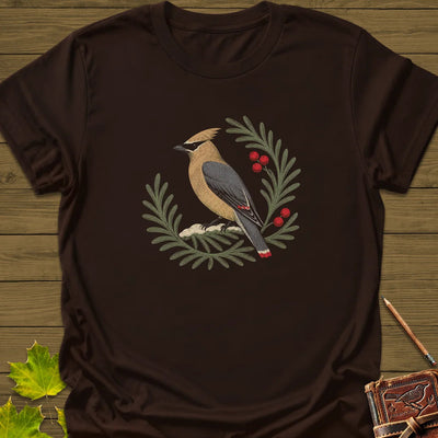 Berries And Branches T-Shirt - Bird Graphic Tee - Gift for Bird Lovers - Unisex