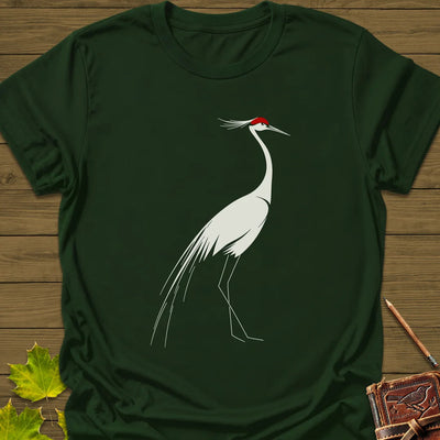 Elegant Lines T-Shirt - Bird Graphic Tee - Gift for Bird Lovers - Unisex