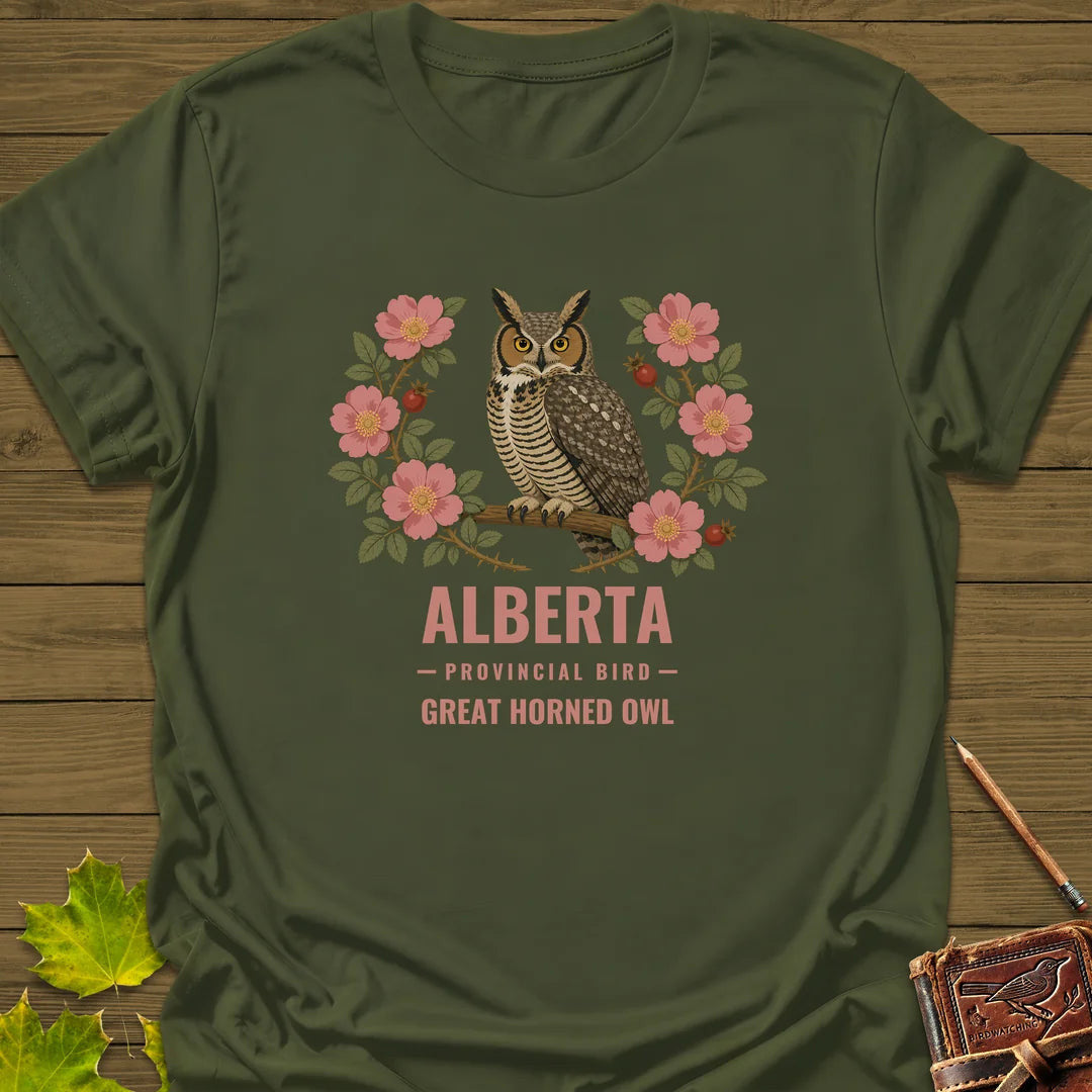 Alberta Provincial Bird T-Shirt - Graphic Tee - Gift for Bird Lovers - Unisex