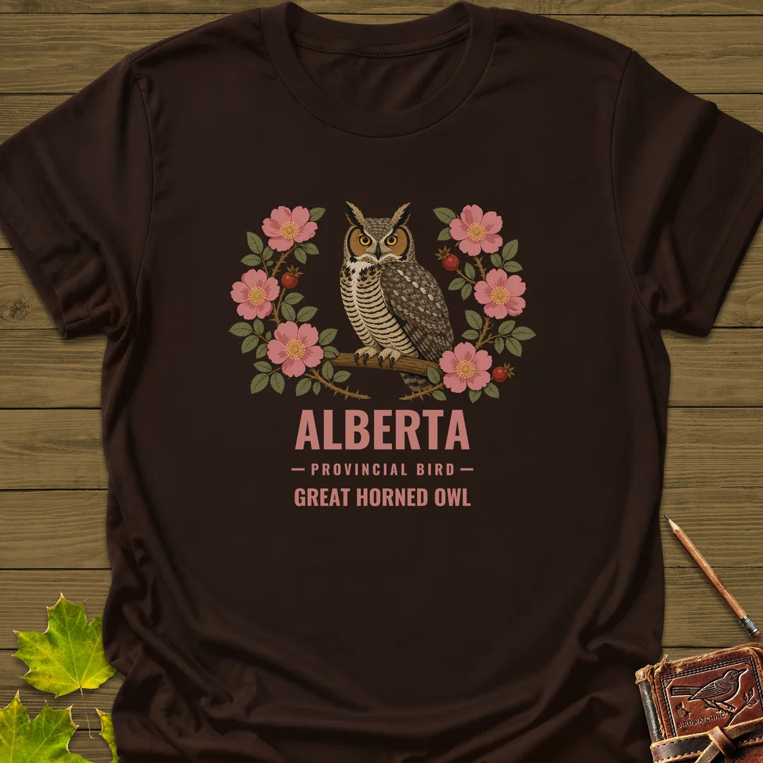 Alberta Provincial Bird T-Shirt - Graphic Tee - Gift for Bird Lovers - Unisex