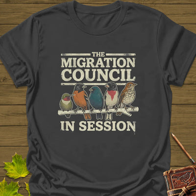 Council Meeting T-Shirt - Bird Graphic Tee - Gift for Bird Lovers - Unisex