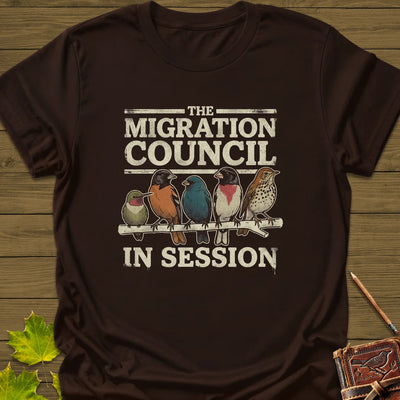 Council Meeting T-Shirt - Bird Graphic Tee - Gift for Bird Lovers - Unisex
