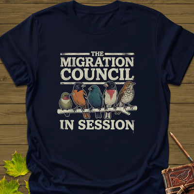 Council Meeting T-Shirt - Bird Graphic Tee - Gift for Bird Lovers - Unisex
