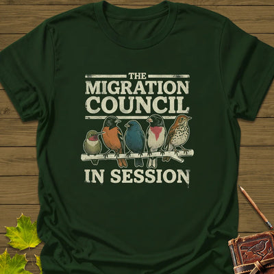 Council Meeting T-Shirt - Bird Graphic Tee - Gift for Bird Lovers - Unisex