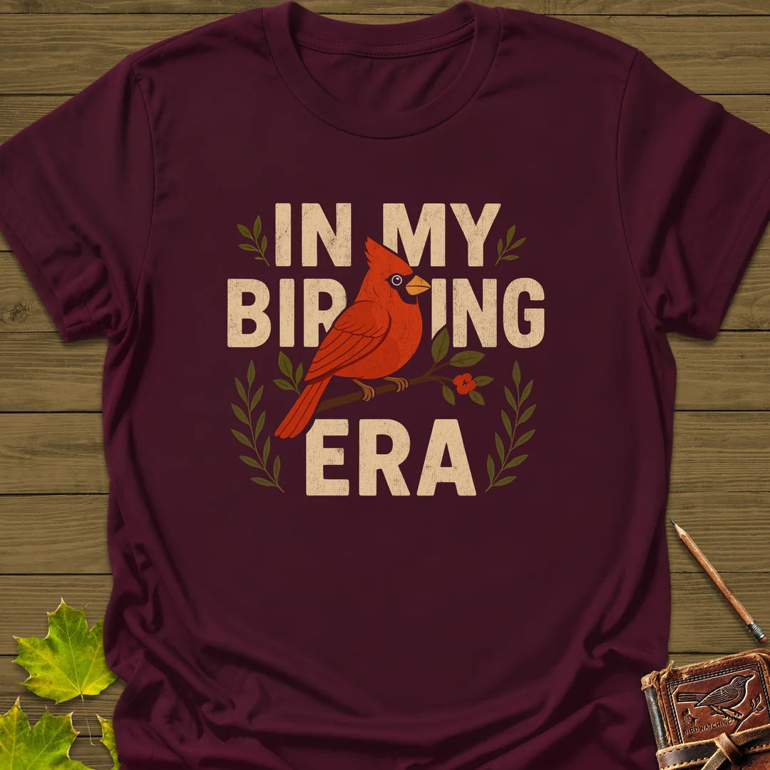 Birding Era T-Shirt - Bird Graphic Tee - Gift for Bird Lovers - Unisex