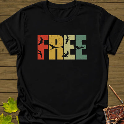 Fly Free T-Shirt - Bird Graphic Tee - Gift for Bird Lovers - Unisex