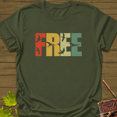 Fly Free T-Shirt - Bird Graphic Tee - Gift for Bird Lovers - Unisex