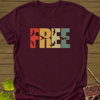 Fly Free T-Shirt - Bird Graphic Tee - Gift for Bird Lovers - Unisex
