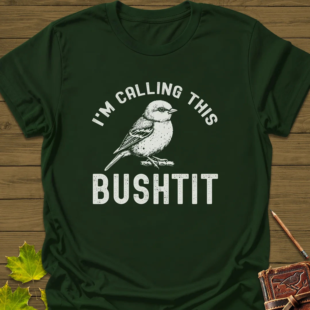 Calling This Bushtit T-Shirt - Bird Graphic Tee - Gift for Bird Lovers - Unisex