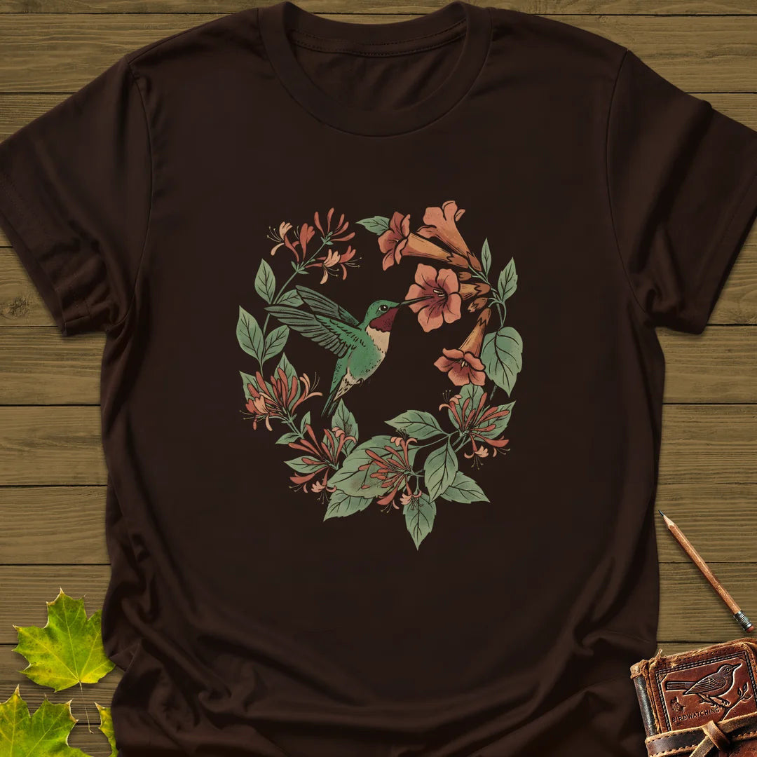 Bloom Chaser T-Shirt - Bird Graphic Tee - Gift for Bird Lovers - Unisex