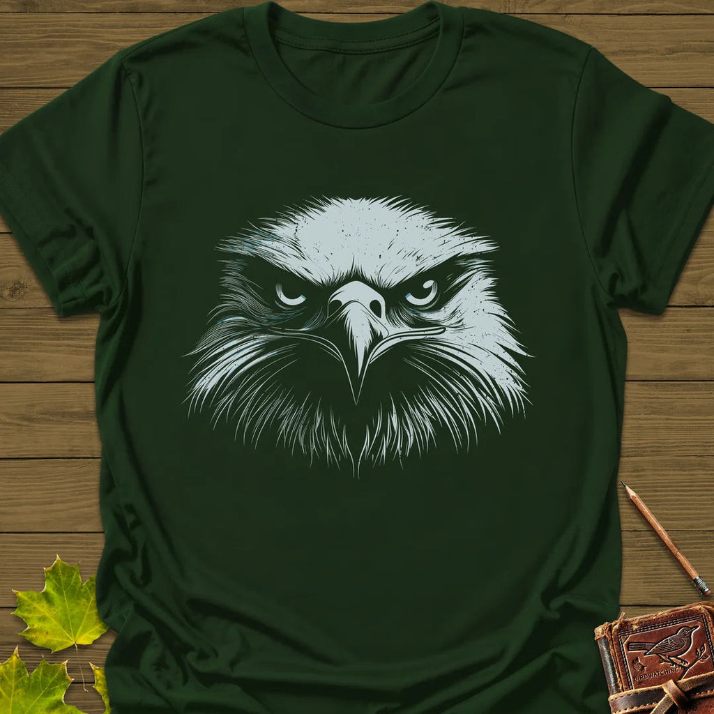 Fierce Focus Eagle T-Shirt - Bird Graphic Tee - Gift for Bird Lovers - Unisex