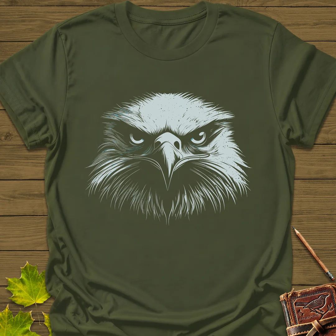 Fierce Focus Eagle T-Shirt - Bird Graphic Tee - Gift for Bird Lovers - Unisex