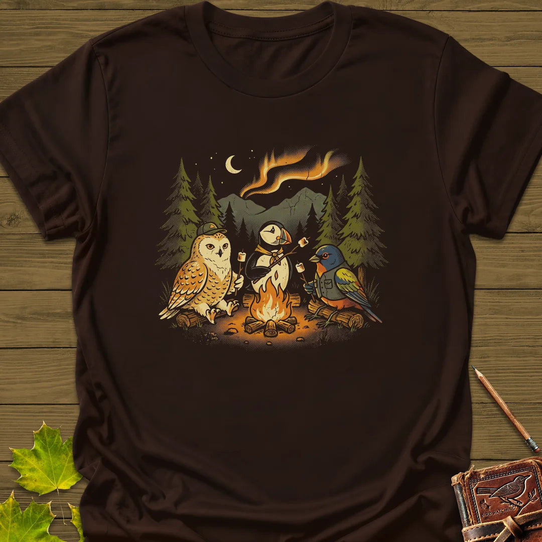 Life List Camping T-Shirt - Bird Graphic Tee - Gift for Bird Lovers - Unisex