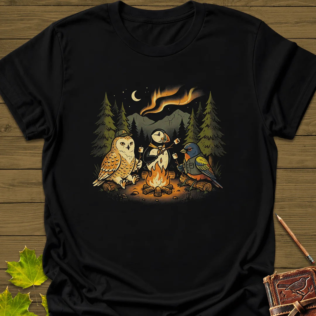 Life List Camping T-Shirt - Bird Graphic Tee - Gift for Bird Lovers - Unisex