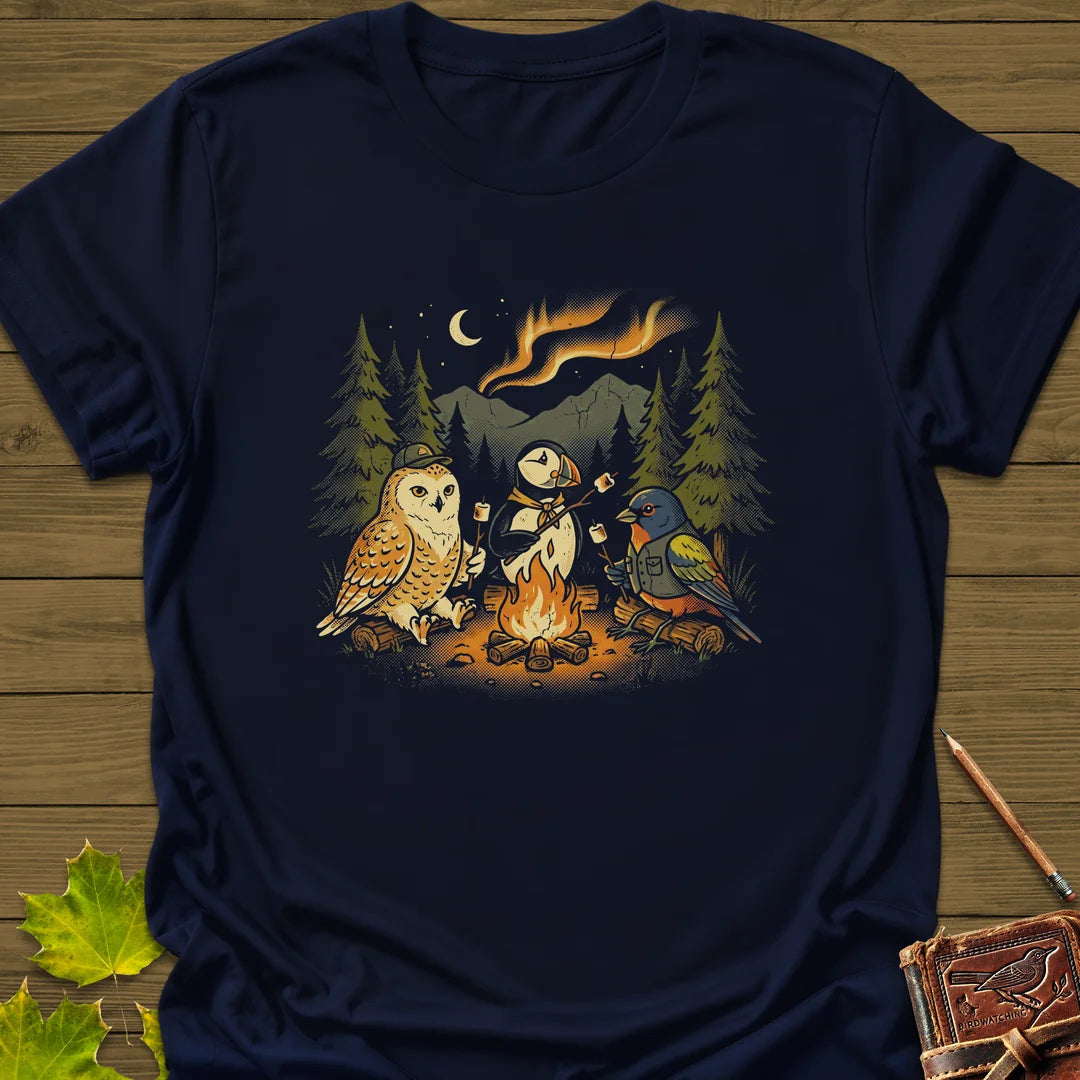Life List Camping T-Shirt - Bird Graphic Tee - Gift for Bird Lovers - Unisex