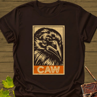 Caw T-Shirt - Bird Graphic Tee - Gift for Bird Lovers - Unisex