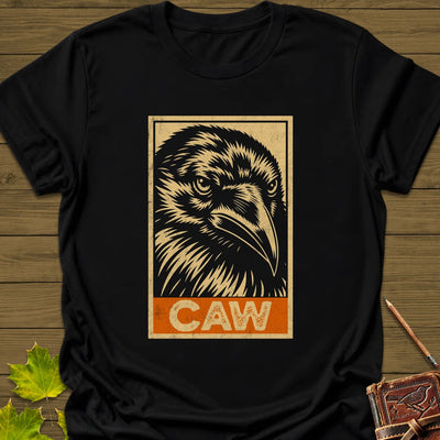 Caw T-Shirt - Bird Graphic Tee - Gift for Bird Lovers - Unisex